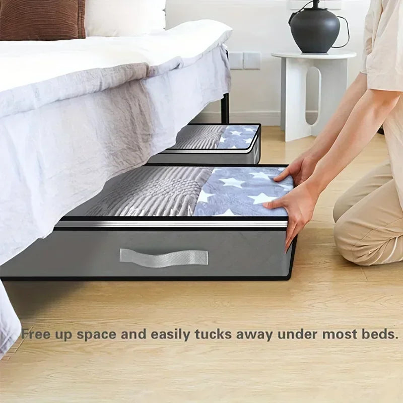 Under Bed Storage Box with Reinforced Handles