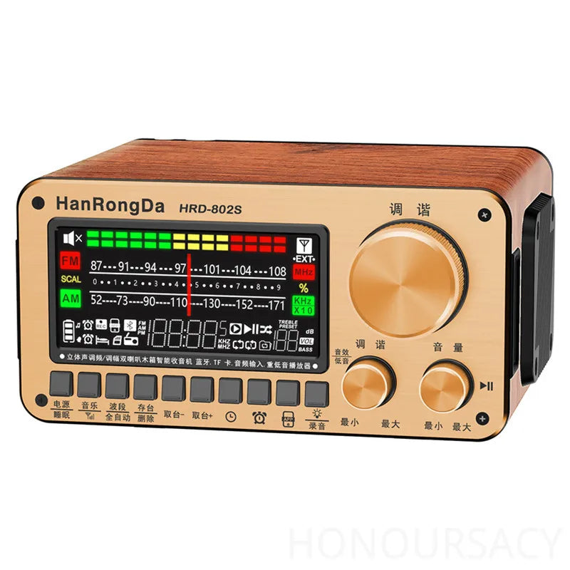 FM SW Radios Bluetooth 5.2 Dual Speaker Digital display Alarm Clock