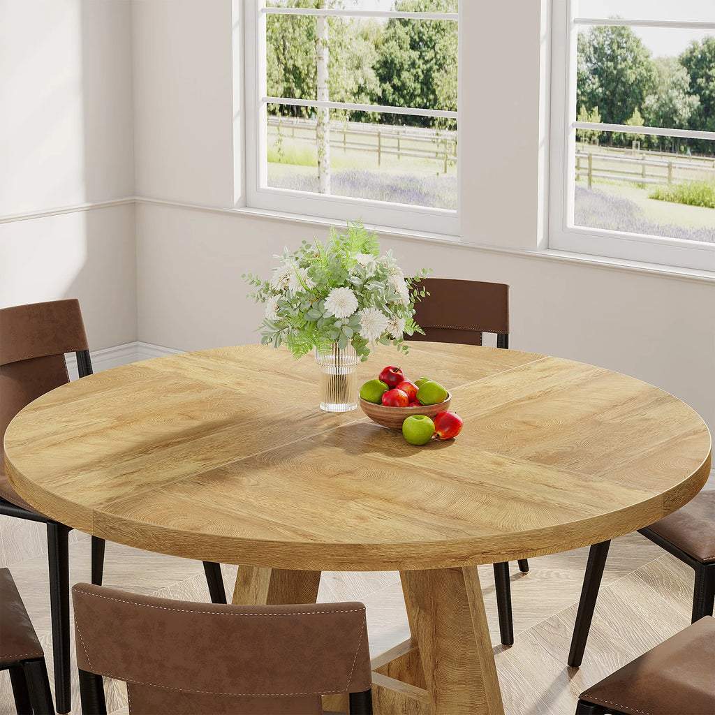 Round Dining Table for 4,