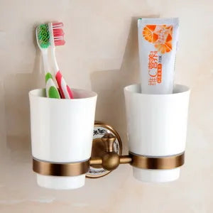 Antique Solid Brass Bathroom Accessories Sets