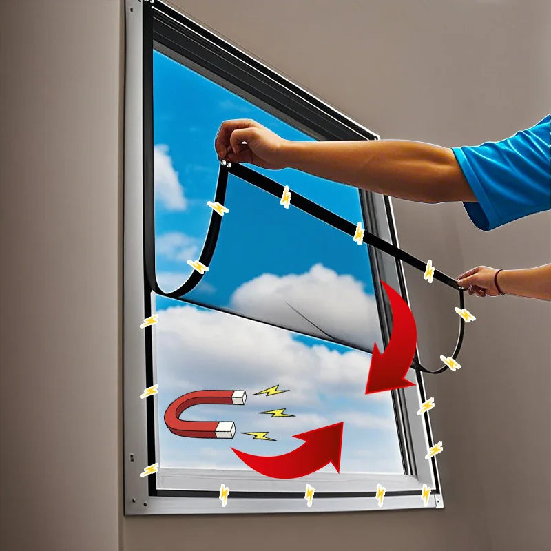 Magnetic Window Mosquito Net