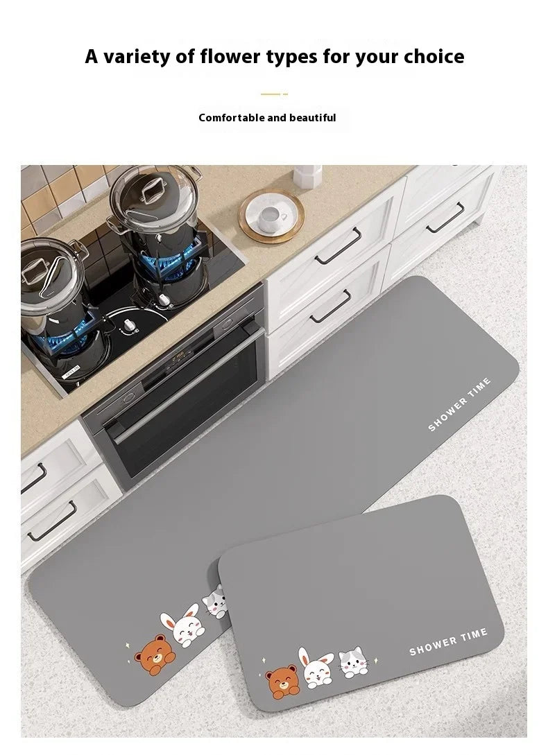 Diatomite Absorbent Floor Mat