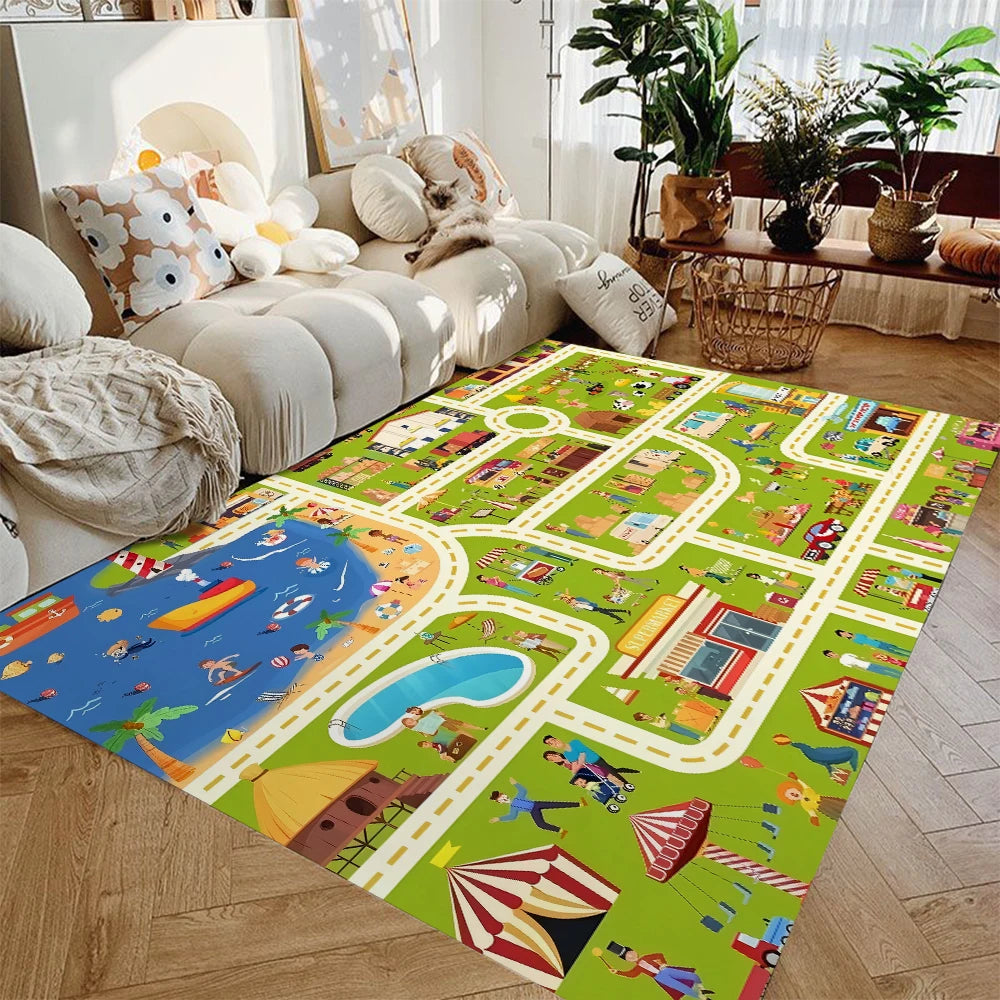 Toy Cars Kids Rugs