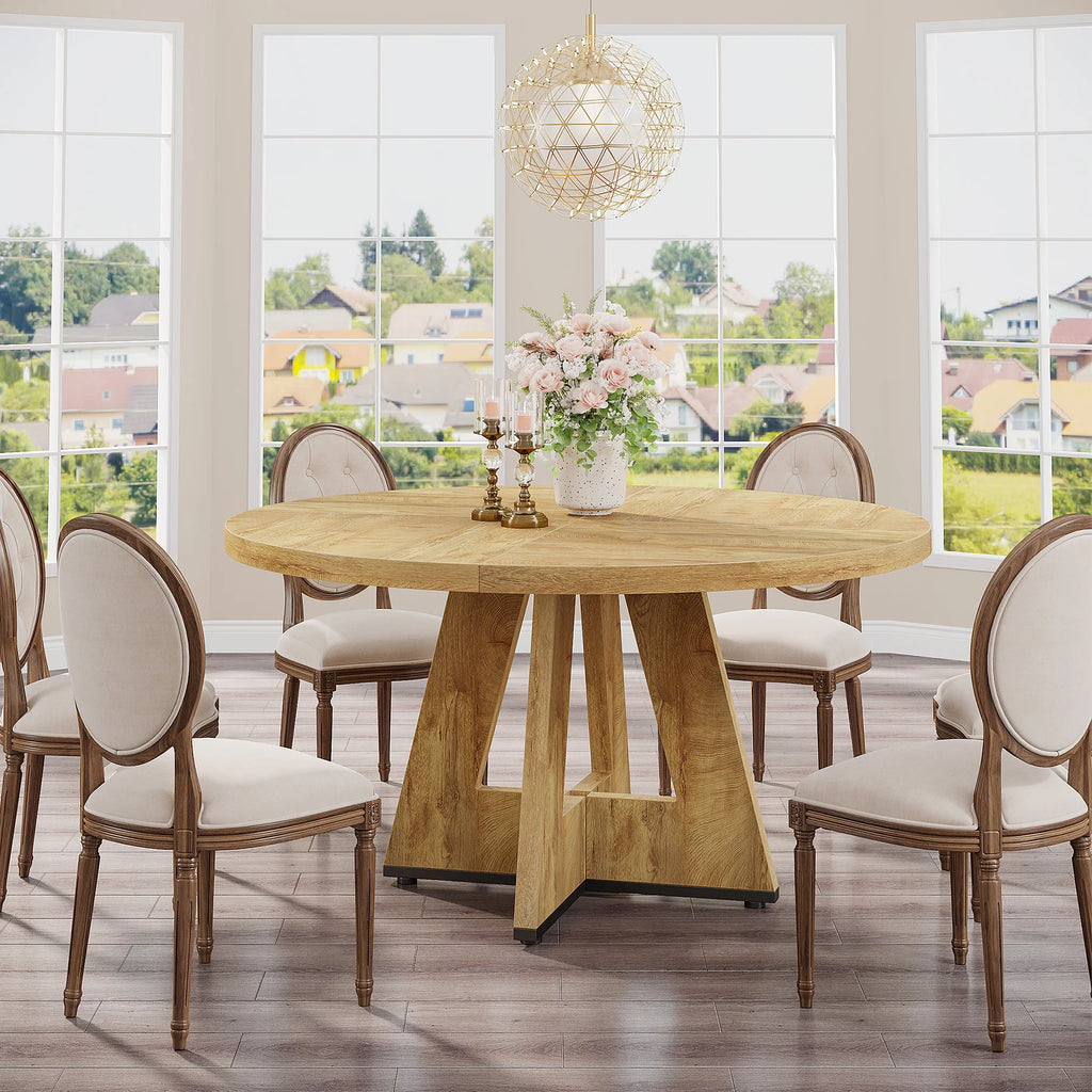 Round Dining Table for 4,