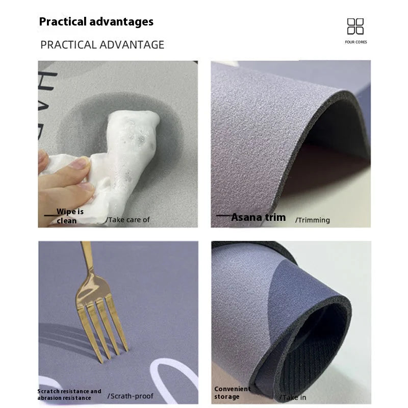 Waterproof And Oil Absorbent Floor Mats