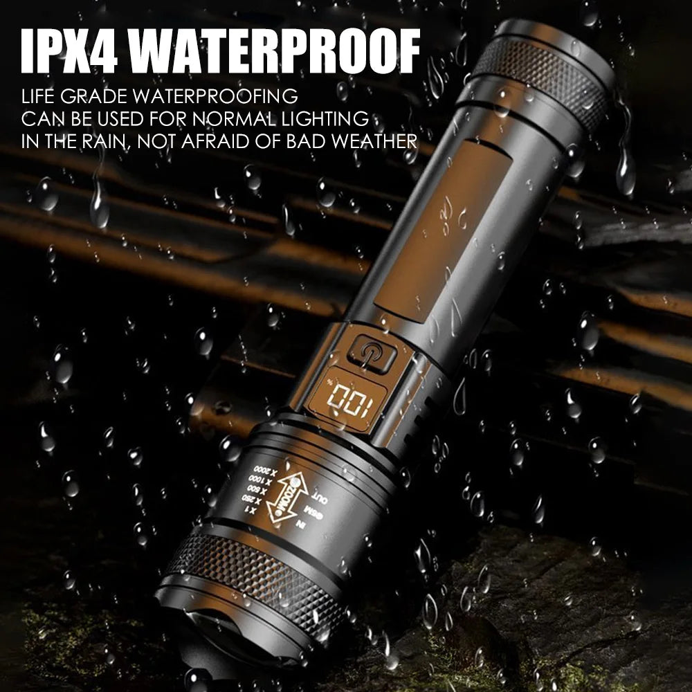 100000LM Super Bright Flashlight
