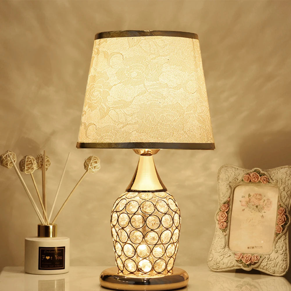 Crystal Table Lamp Romantic