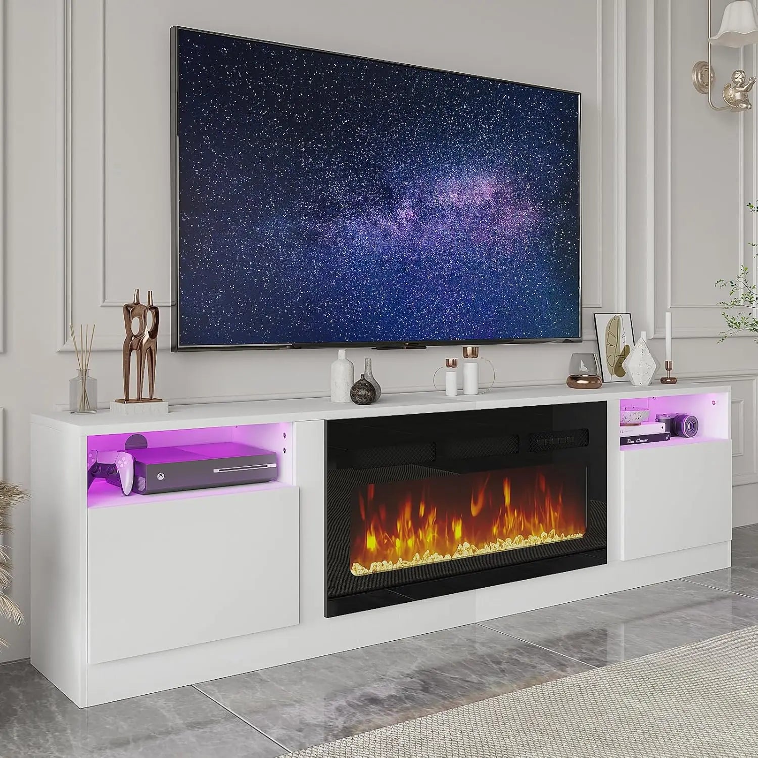 Electric Fireplace TV Stand