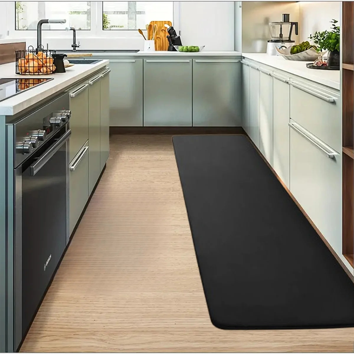 Thickened flannel floor mats