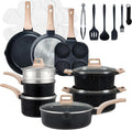 25-Piece Nonstick Cookware Set Induction