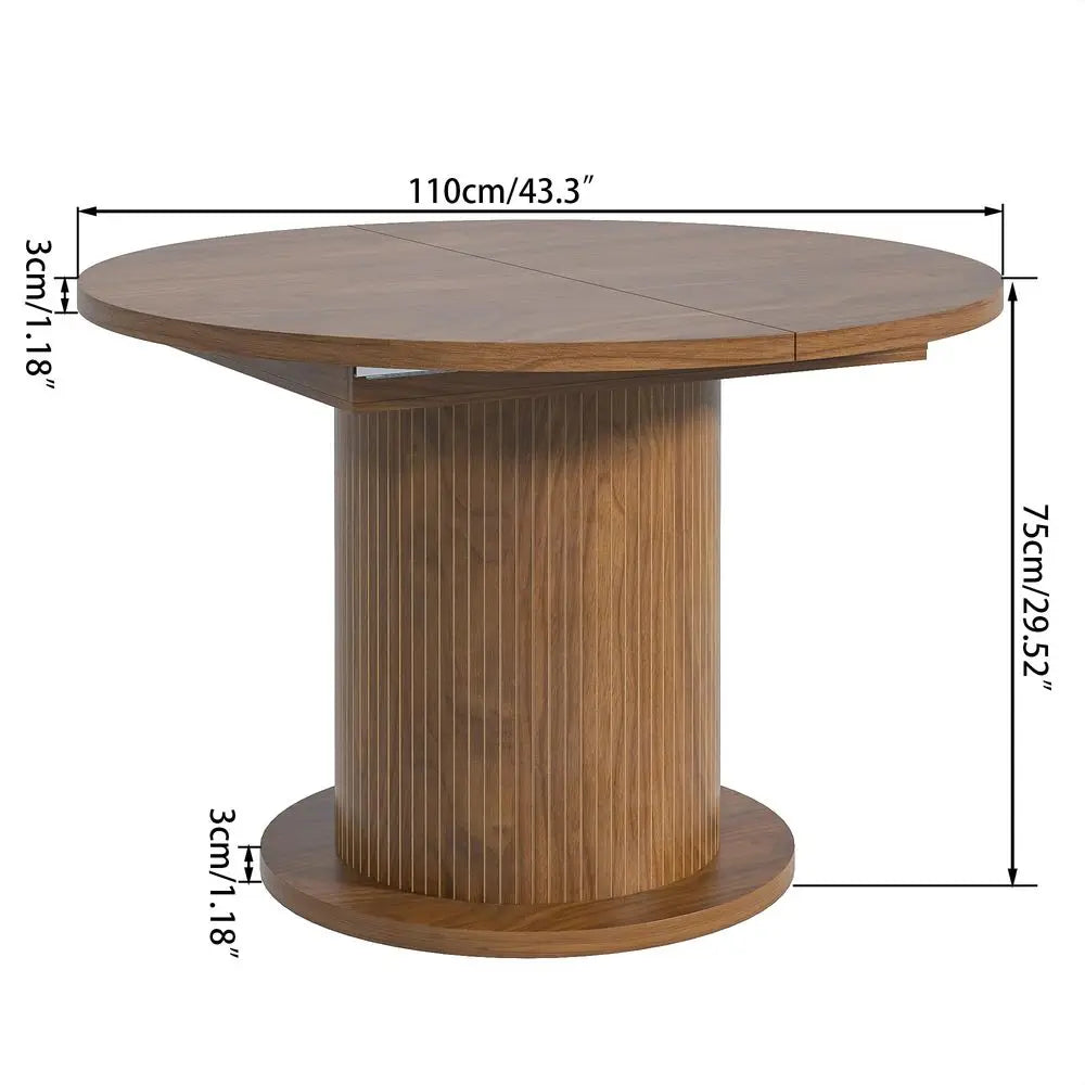 inch Round Dining Table for 6