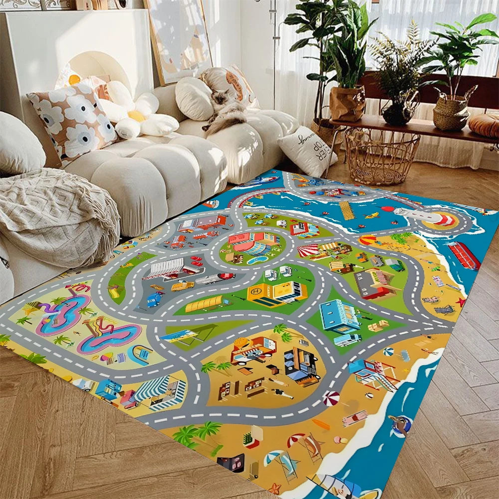 Toy Cars Kids Rugs
