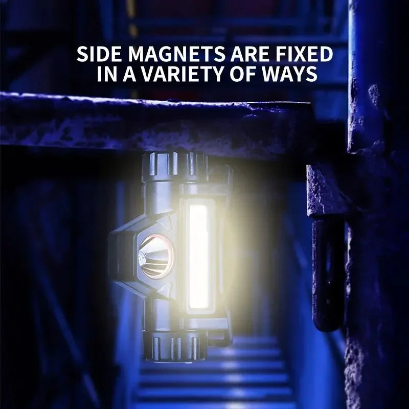 Head Mounted Magnetic Flashlight