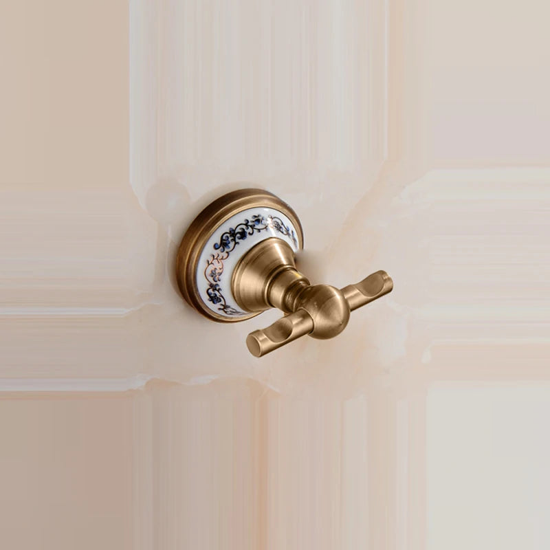 Antique Solid Brass Bathroom Accessories Sets