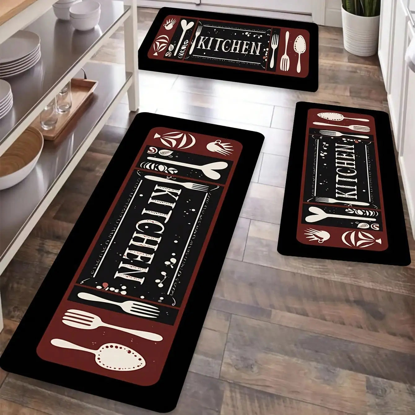 Flannel Kitchen Soft Carpet