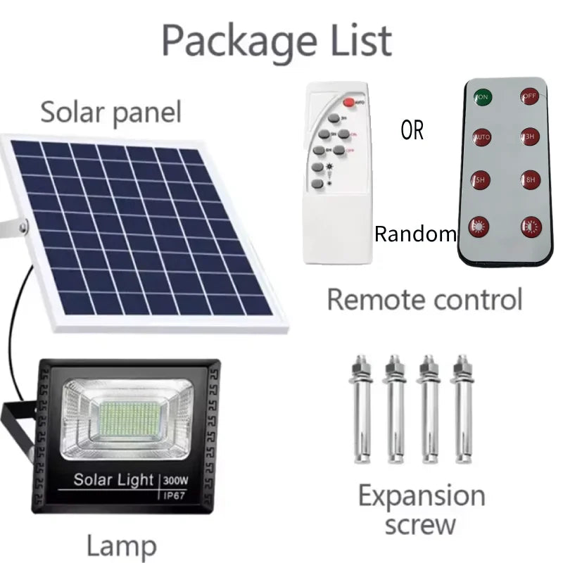 Solar Flood Lights Remote Control