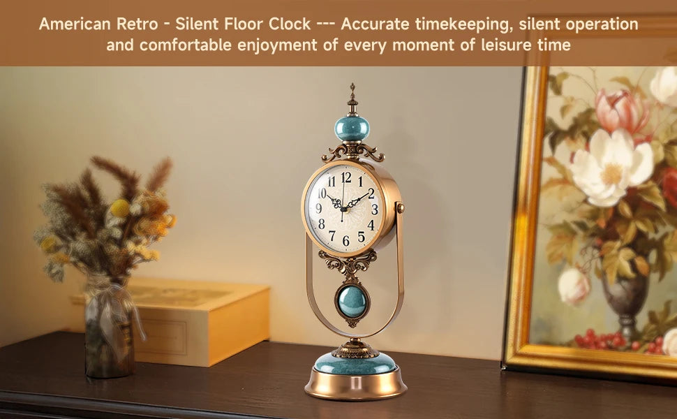 Vintage Fireplace Mantel Clock