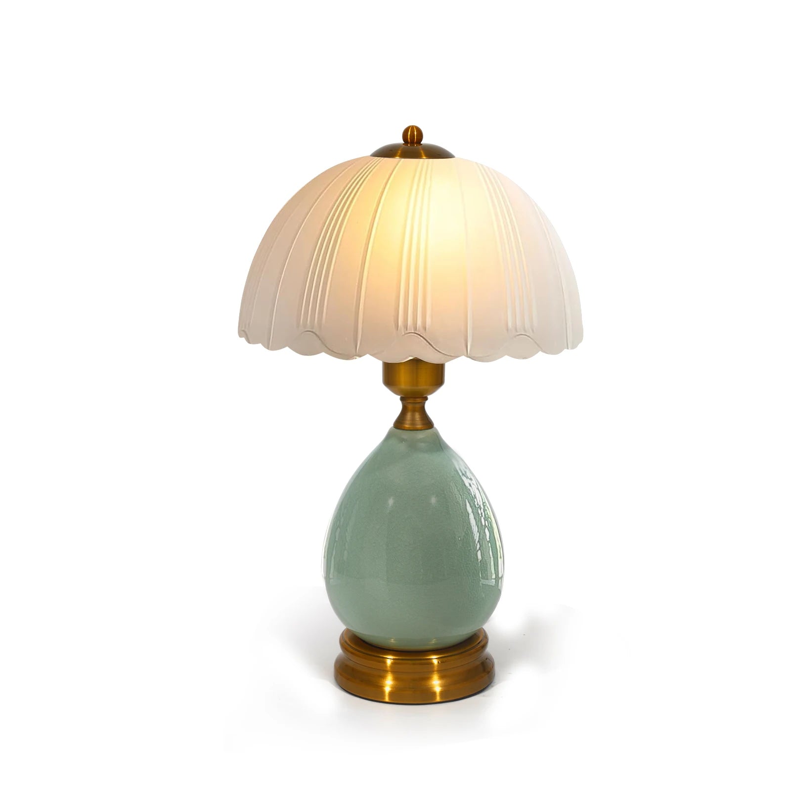 Ceramic Table Lamp 3-Color Dimmable