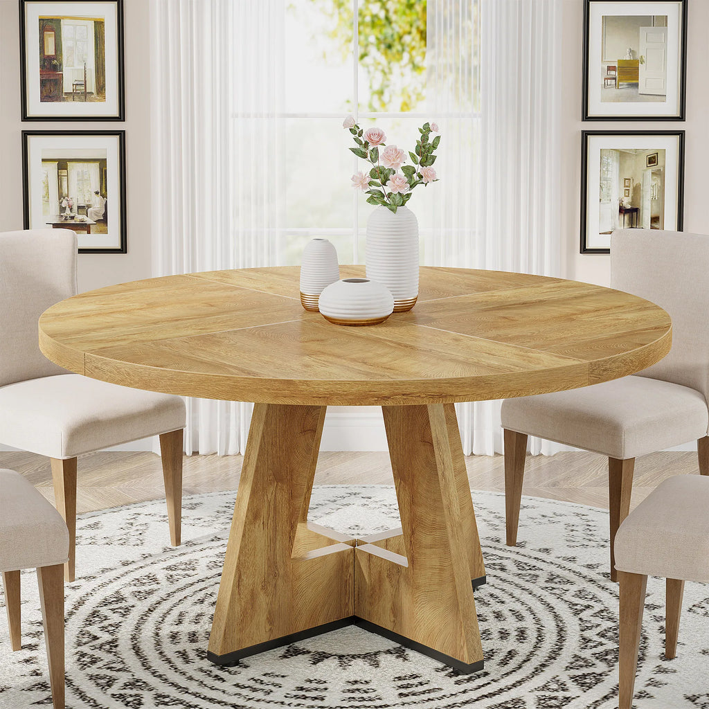 Round Dining Table for 4,