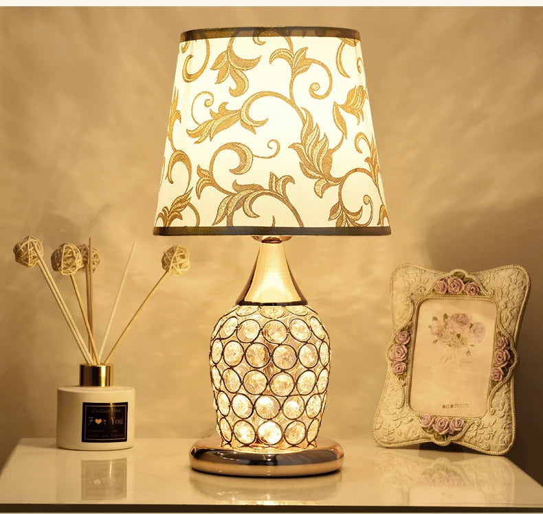 Crystal Table Lamp Romantic