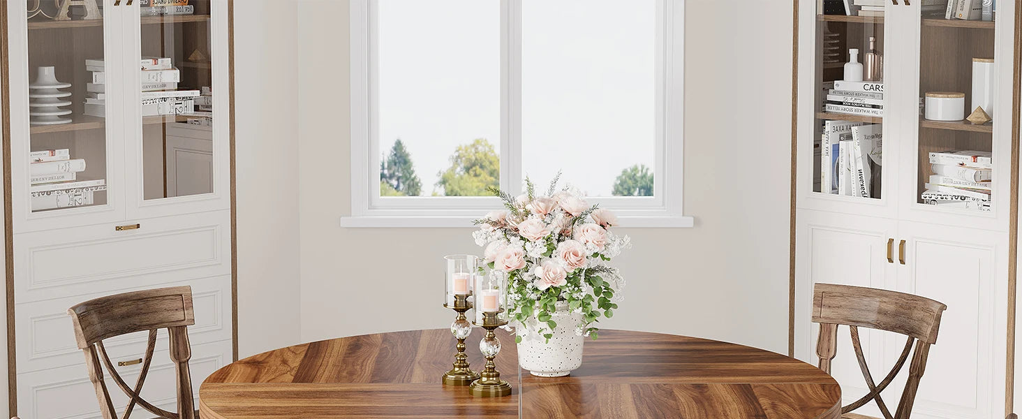 Round Dining Table for 4,