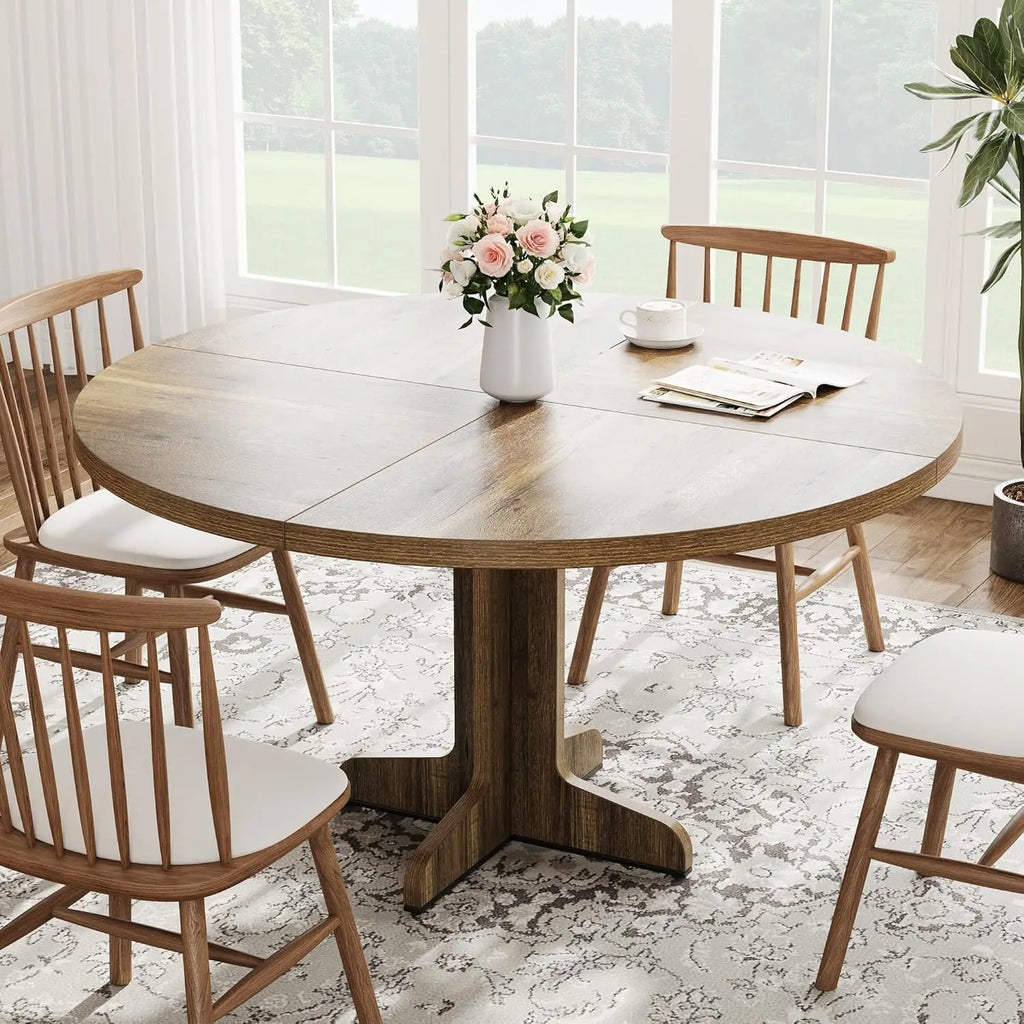 Round Dining Table for 4