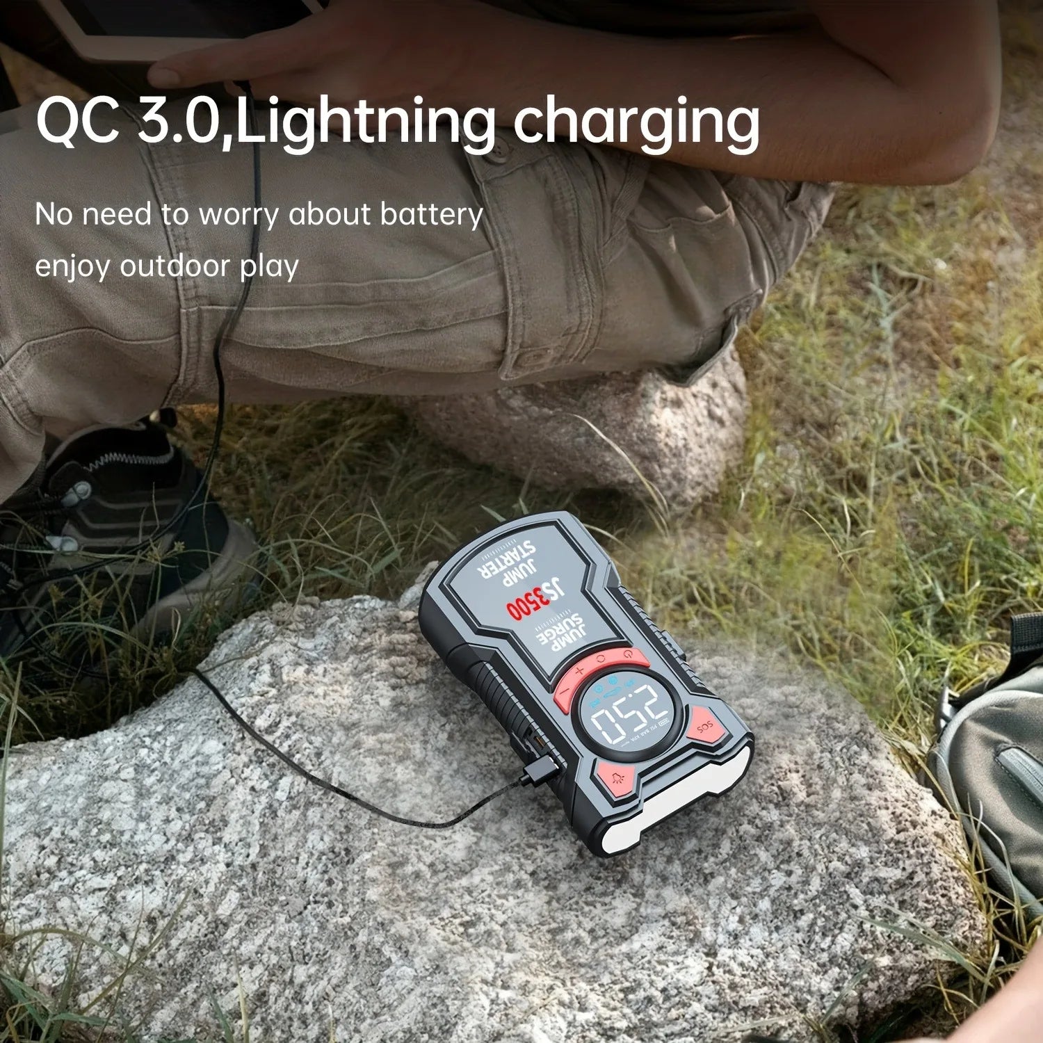 l Air Pump Jump Starter, Digital Tire Inflator