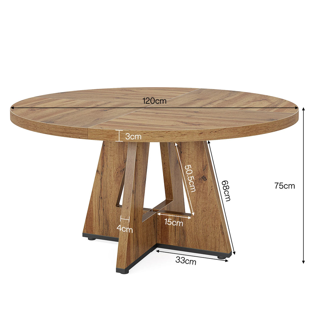 Round Dining Table for 4,