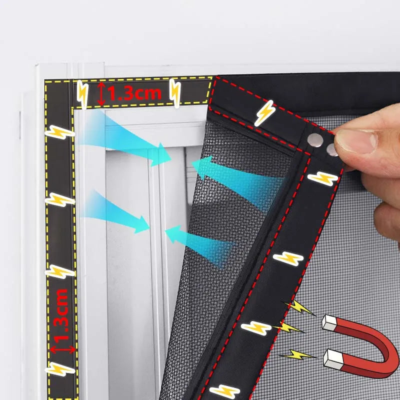 Magnetic Window Mosquito Net