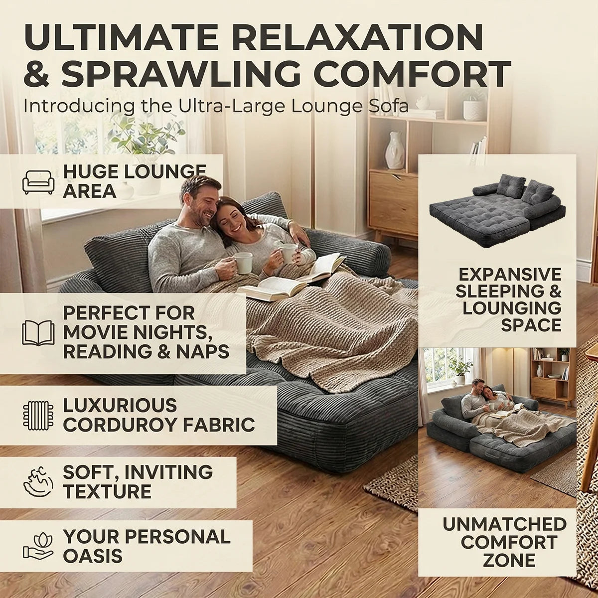 Modern Convertible Sofa Bed