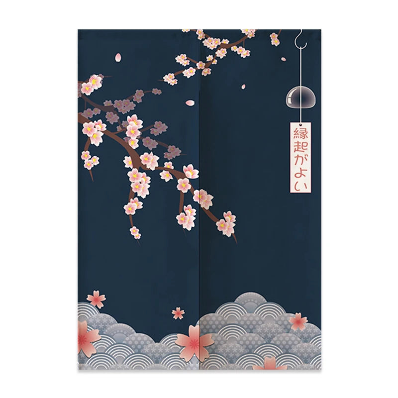 Japanese Linen Door Curtain