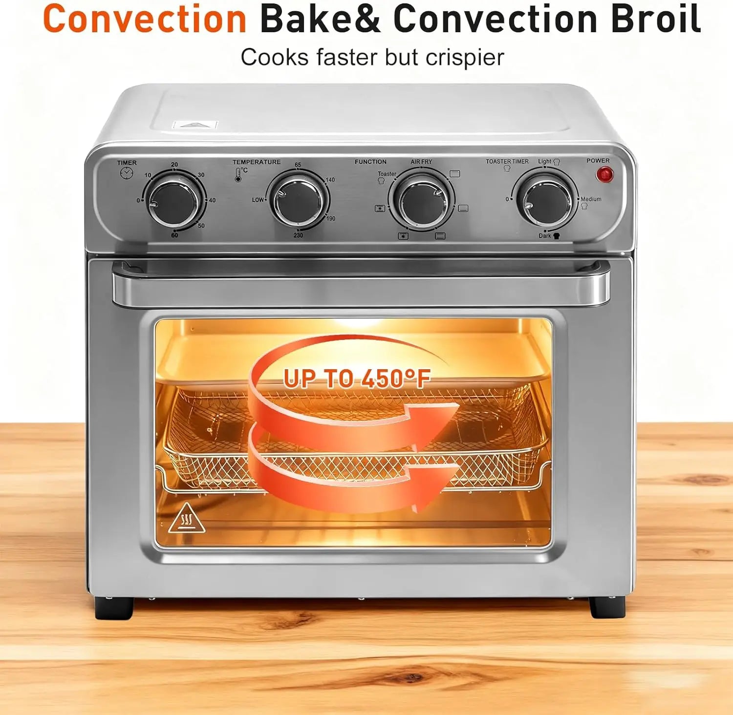 Air Fryer Toaster Oven Combo Extra Large