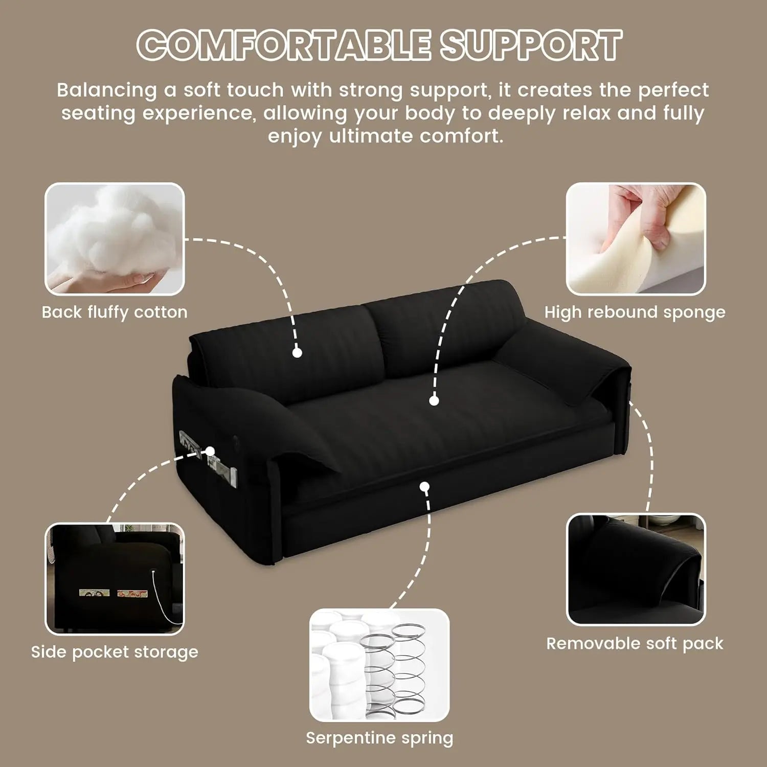Convertible Sleeper Sofa