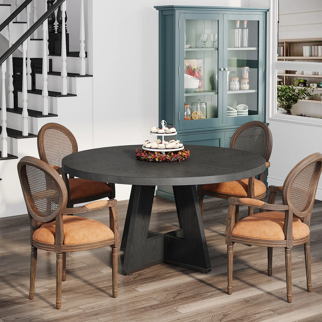 Round Dining Table for 4,