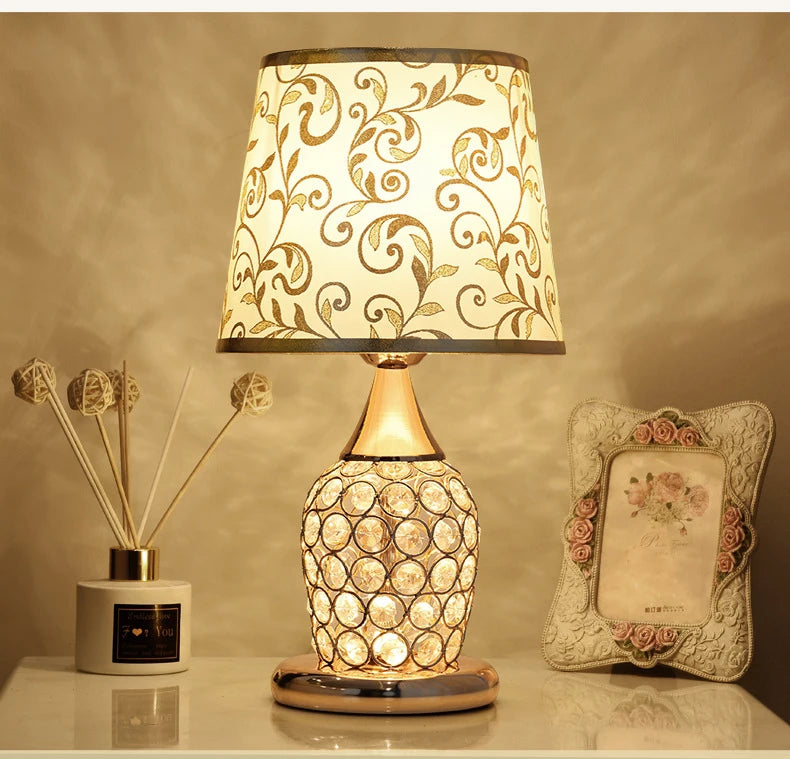 Crystal Table Lamp Romantic