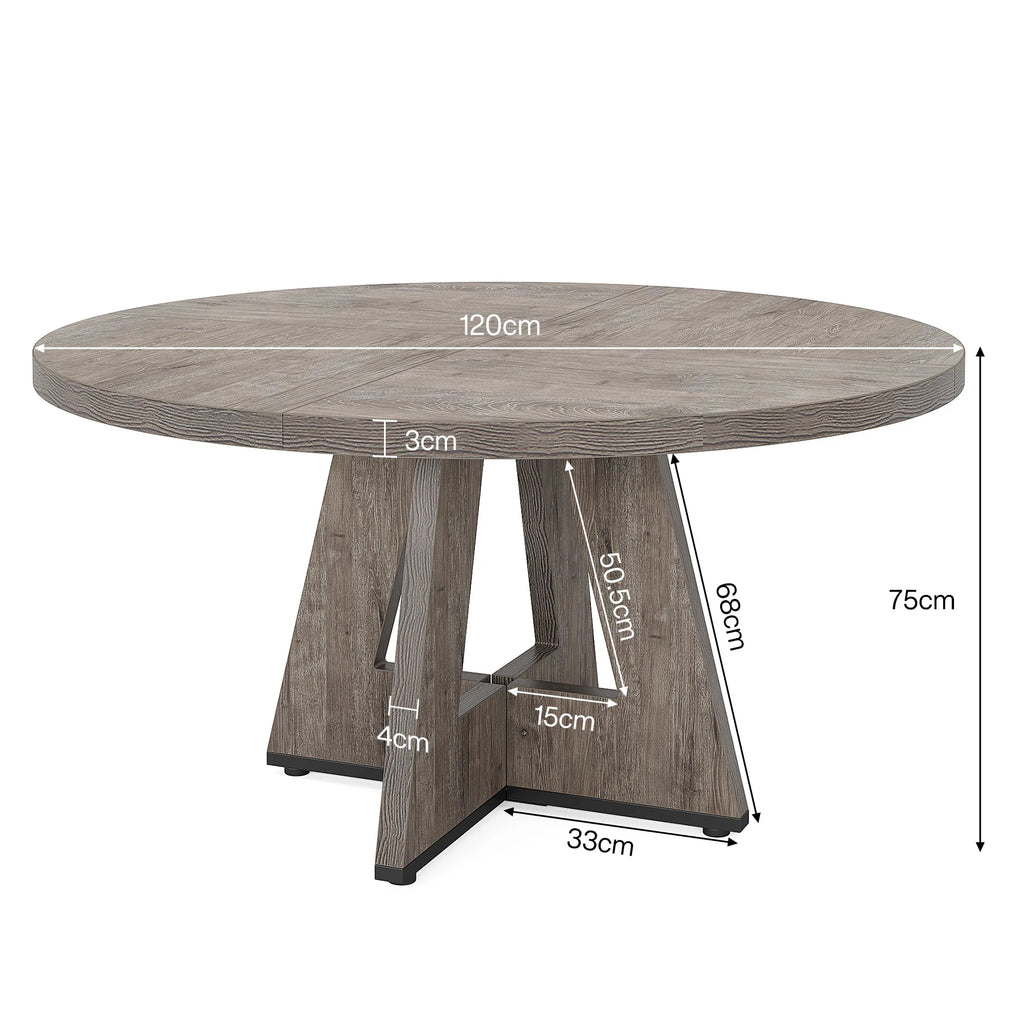 Round Dining Table for 4,