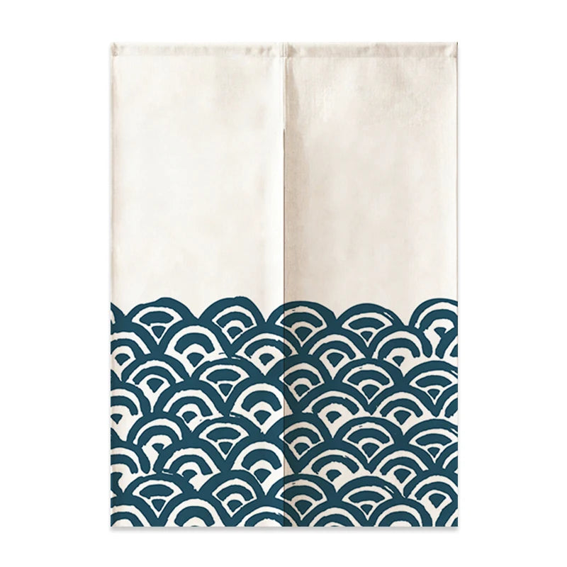 Japanese Linen Door Curtain
