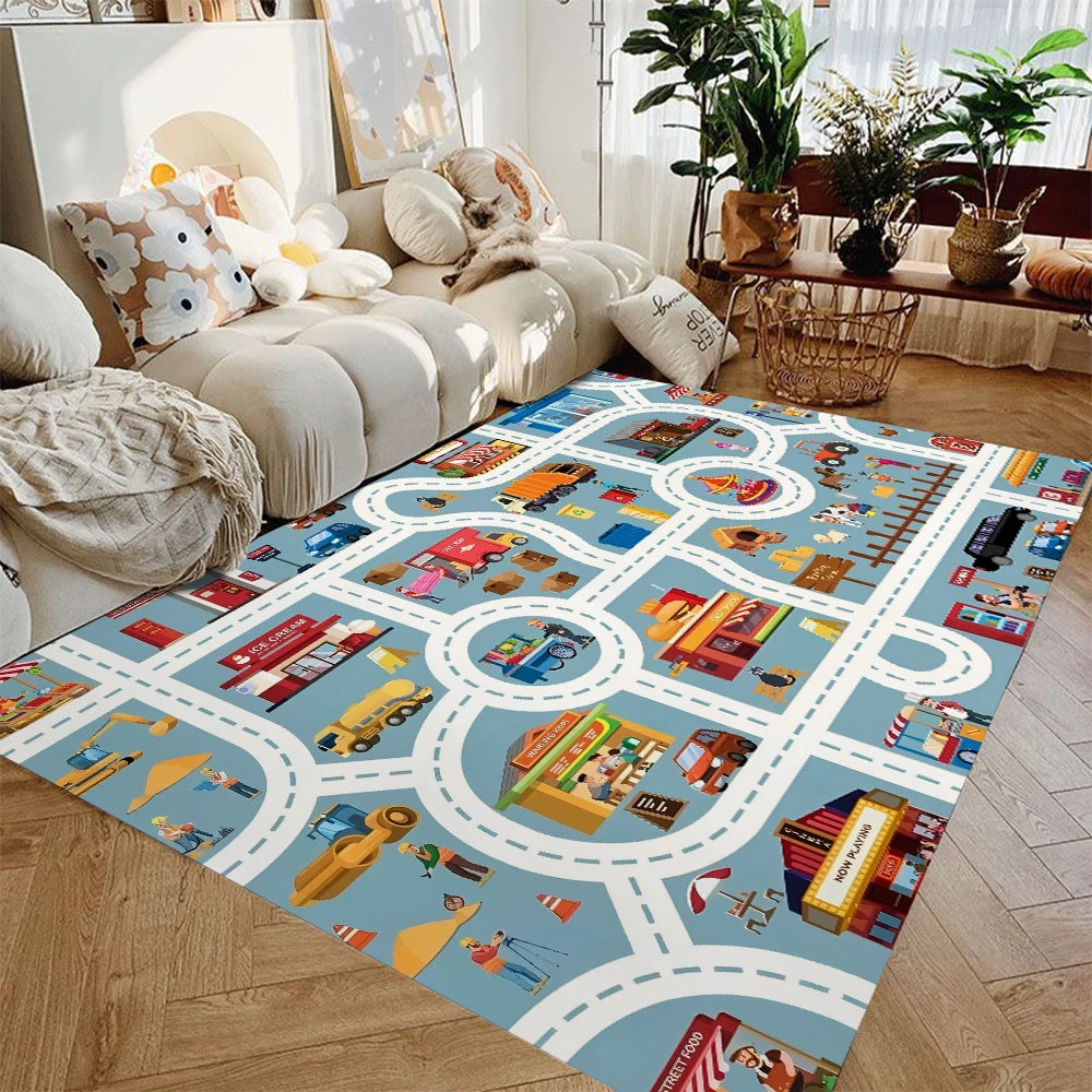 Toy Cars Kids Rugs