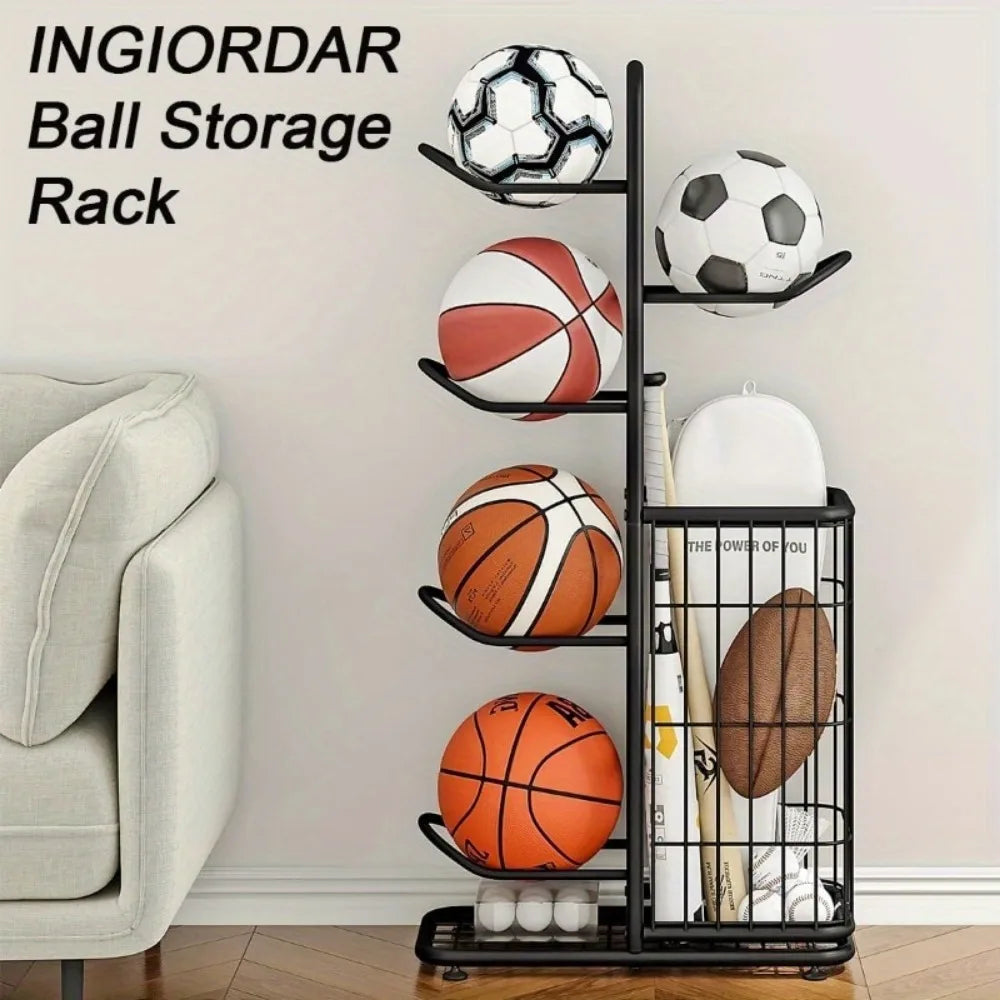 Basketball Storage Rack