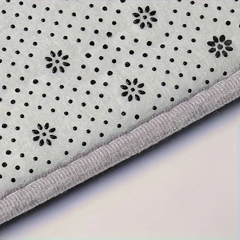 kitchen L-shaped absorbent floor mat