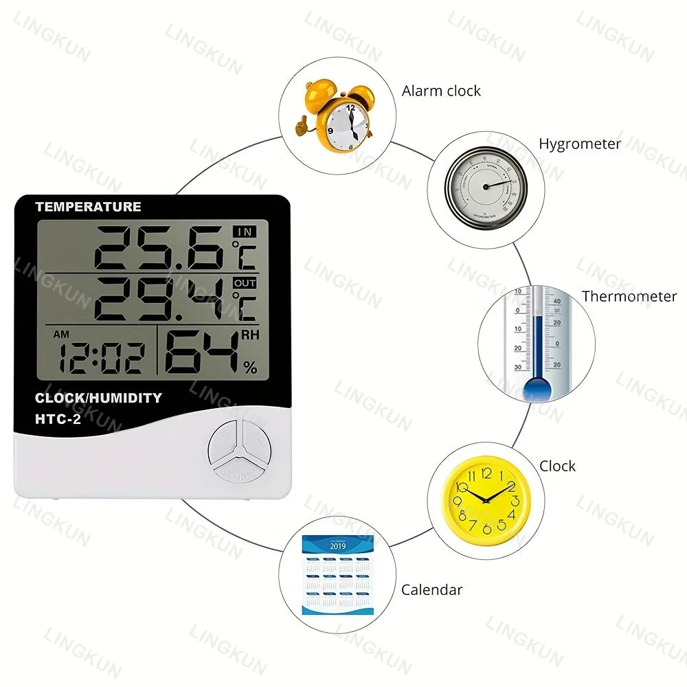 LED Thermometer Thermo-Hygrometer