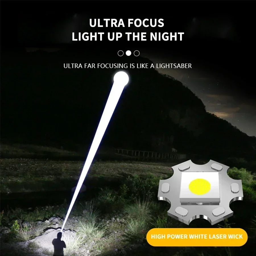 100000LM Super Bright Flashlight