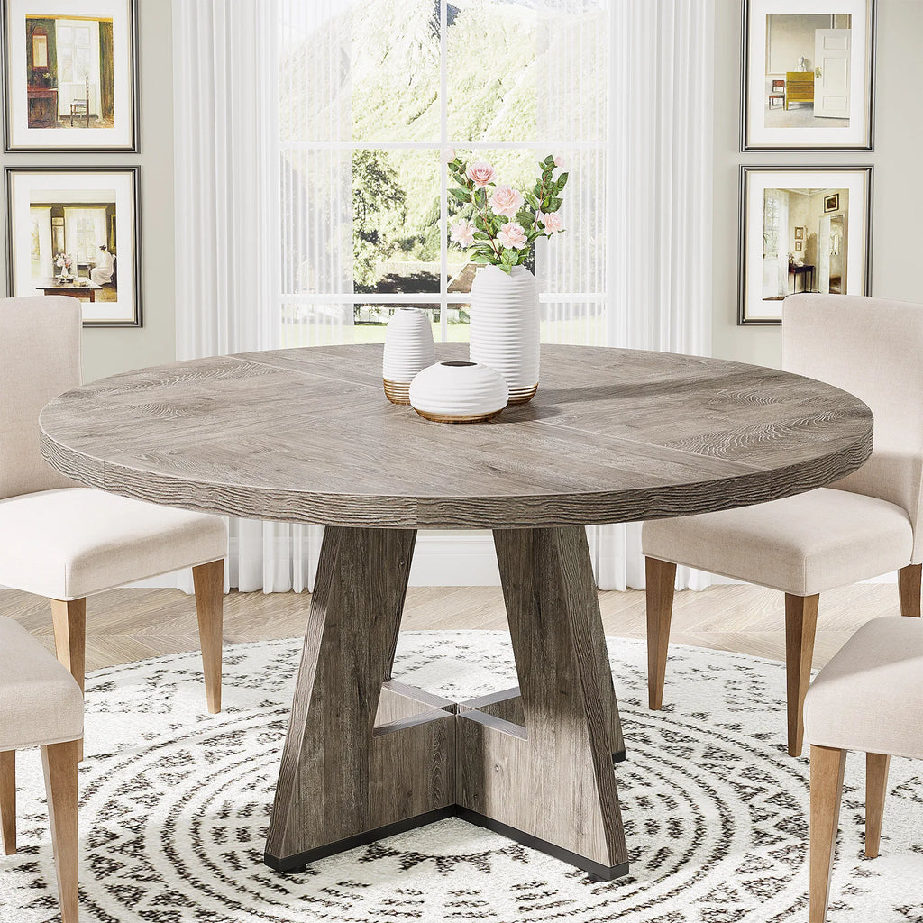 Round Dining Table for 4,