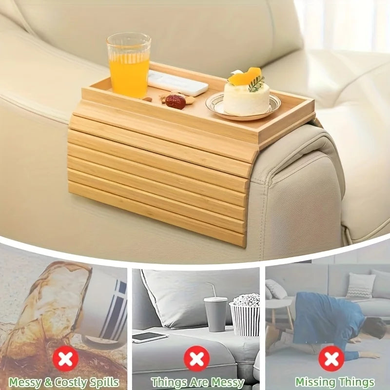 Bamboo Sofa Arm Tray