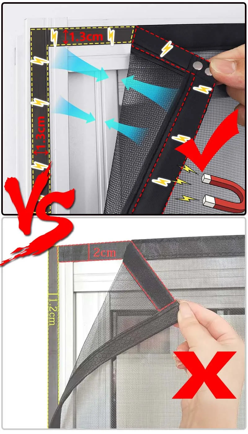Magnetic Window Mosquito Net