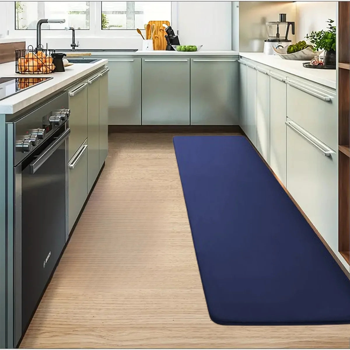 Thickened flannel floor mats