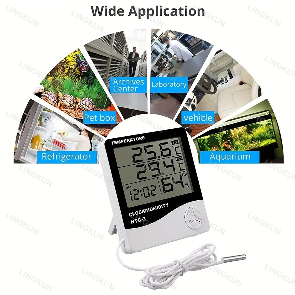 LED Thermometer Thermo-Hygrometer