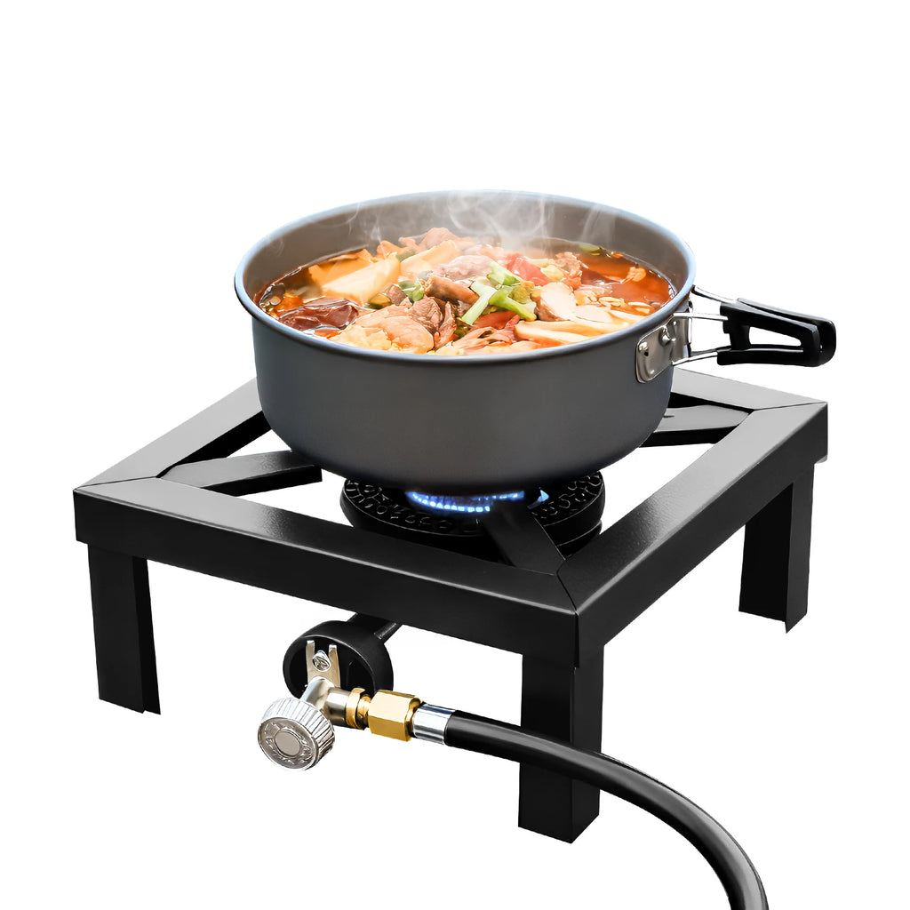 Portable Double Burner Outdoor Gas Stove
