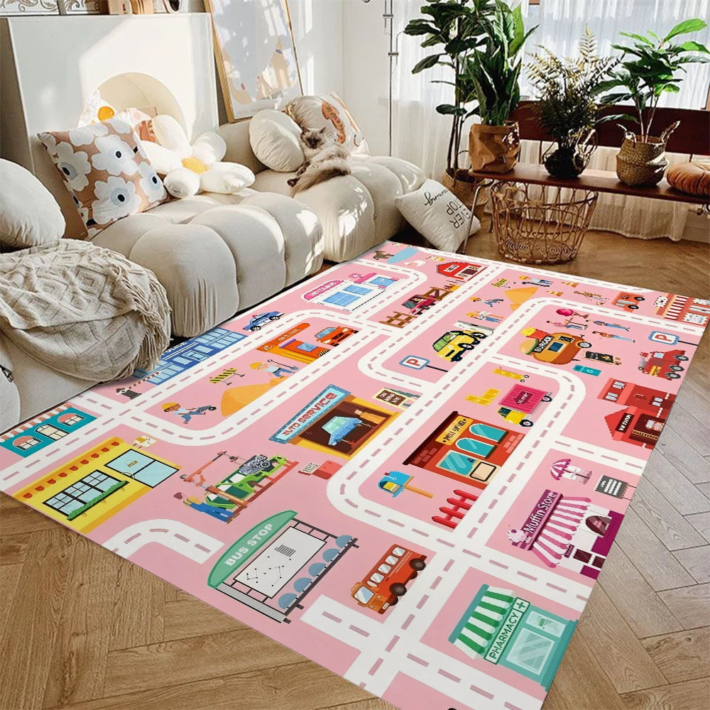 Toy Cars Kids Rugs
