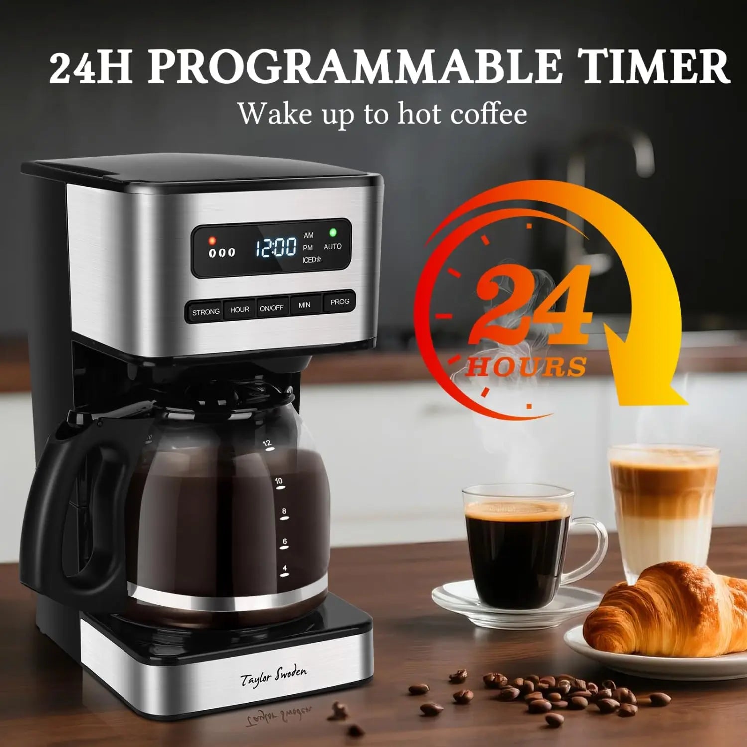 Programmable 12-Cup Coffee Maker
